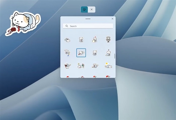 Win11桌面升級：全新玩法桌面貼紙上手體驗