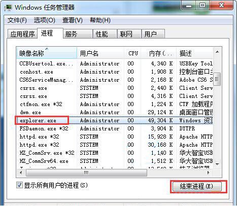 win7系統鼠標點擊桌面圖標沒反應解決方法