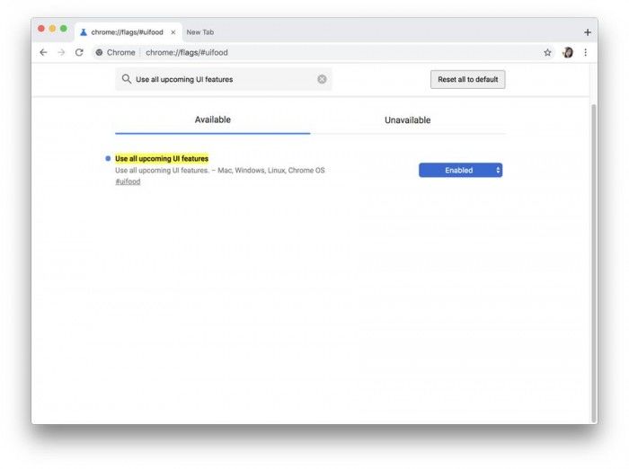 Chrome新flag：一鍵啟用所有實驗性功能和特性