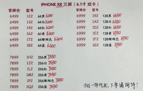 iPhone XR國行開售當(dāng)天價格破發(fā)