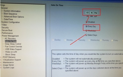 戴爾optlplex電腦定時(shí)開機(jī)bios設(shè)置教程